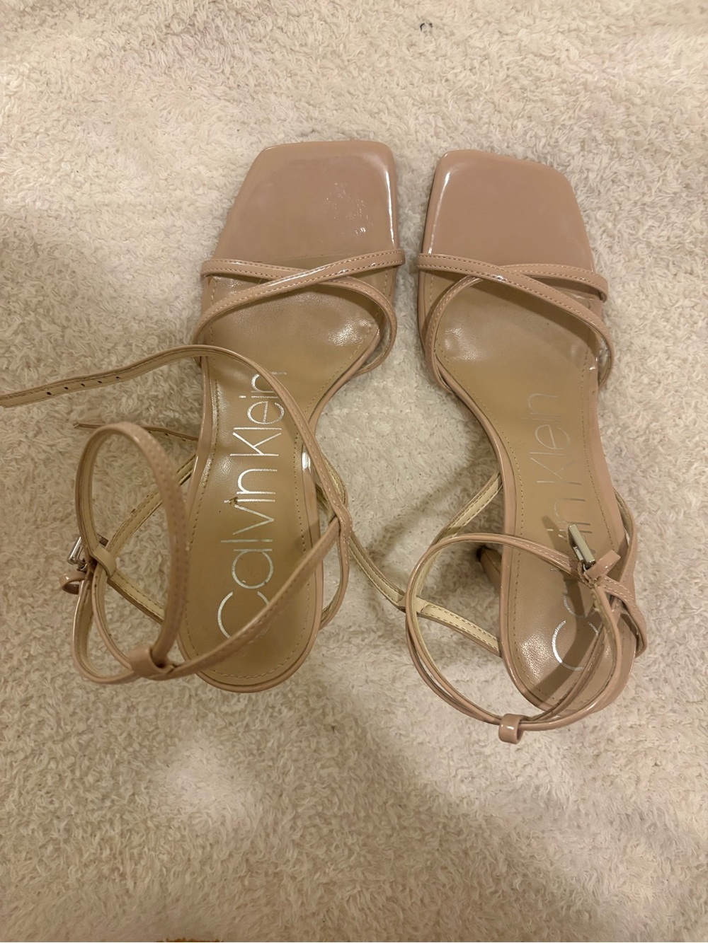 Calvin Klein - nude sandals - 6